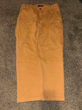 Peruvian connection Evie Cropped Pants size women’s 10 brown